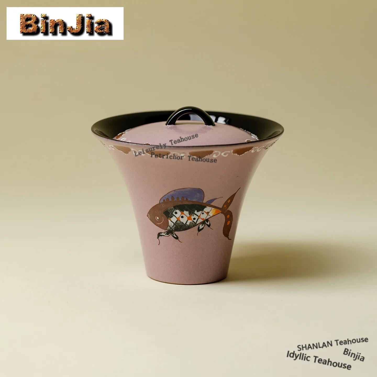 

120 мл ручная роспись рыбы Гайвань, традиционная чайная варенька, чайная миска с крышкой, комплект чайника, крышка, миска, посуда для напитков, украшение