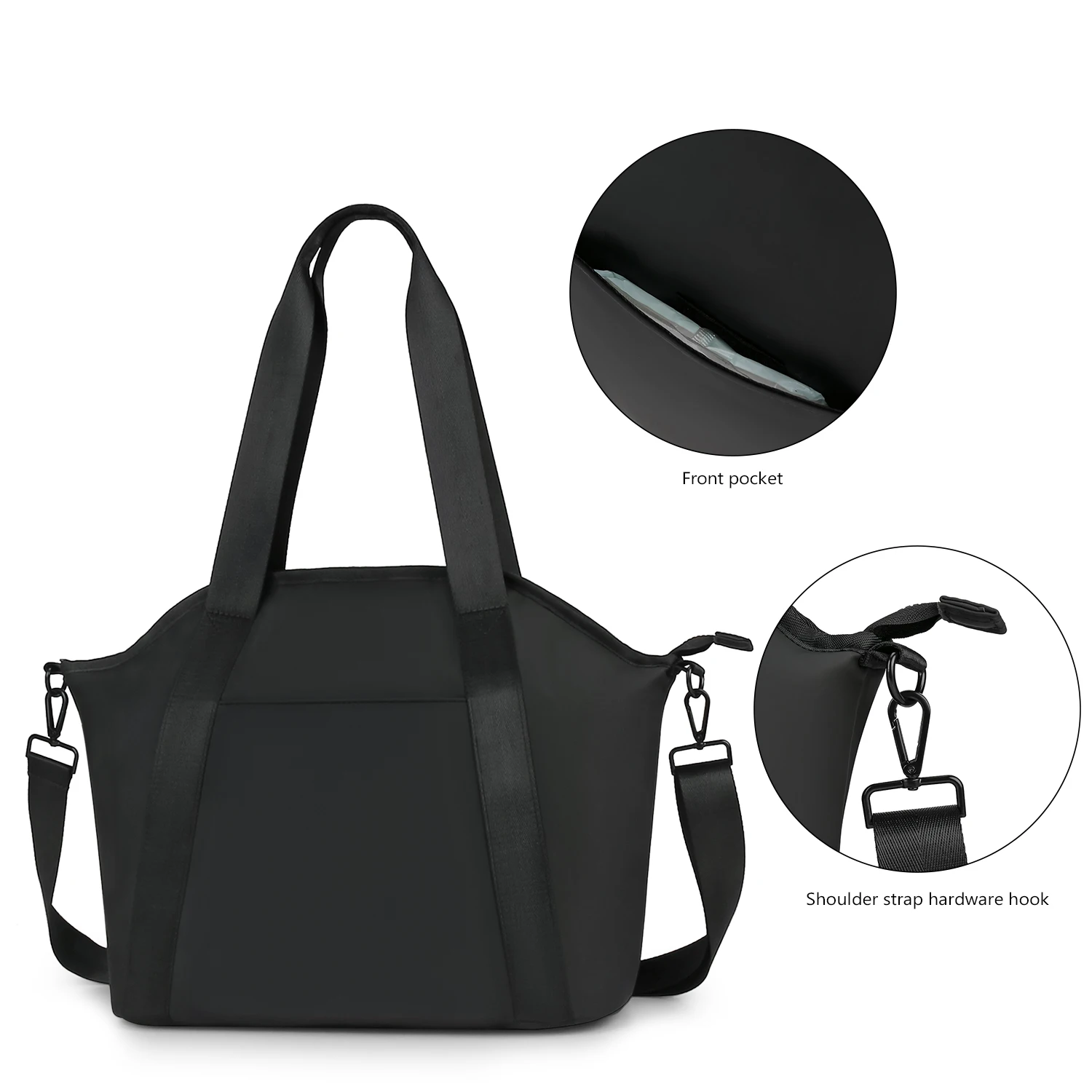 حقيبة الأم المحمولة باليد ، حقيبة الكتف الواحدة ، لوازم سفر الطفل ، حقيبة تخزين مقاومة للماء