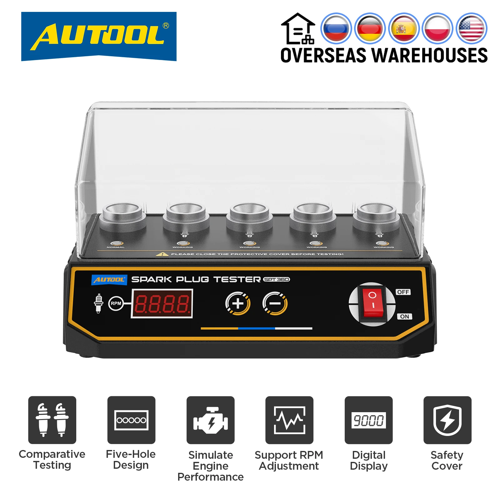AUTOOL SPT360 스파크 플러그 테스터로 차량 점화 시스템 진단의 정확도를 높이는 방법