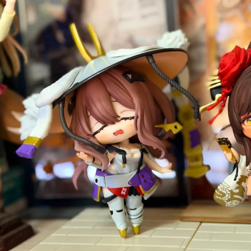 

Hobby Sakura HSK Nikke Blind Box Series 2 Chibi Figure with Interchangeable Faces Anime Collectible Model Desktop Decoration