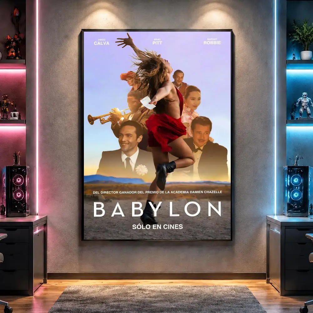 Film B-Babylon Hollywood Drama Poster Wall Art Bedroom Living Room Dorm Bar Cafe Gym Studio Home Decor Gifts
