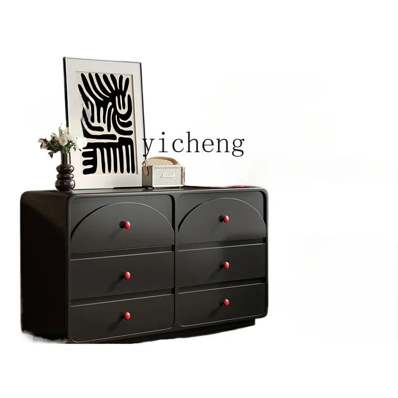 

Zws. Bedroom dresser, bedside storage chest, integrated high-end retractable corner makeup table