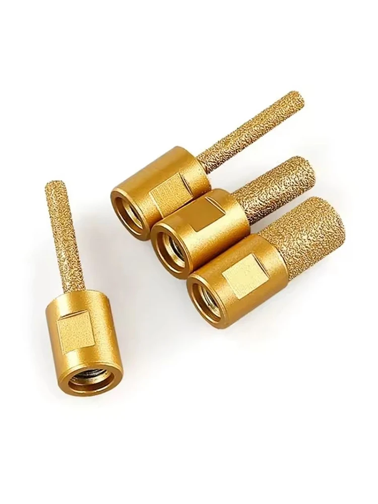 Tête de meulage en diamant M10 6-10-15mm, roue de bordure en pierre de diamant pour brasage, résistante à l'usure, polyvalente, résistante aux chocs