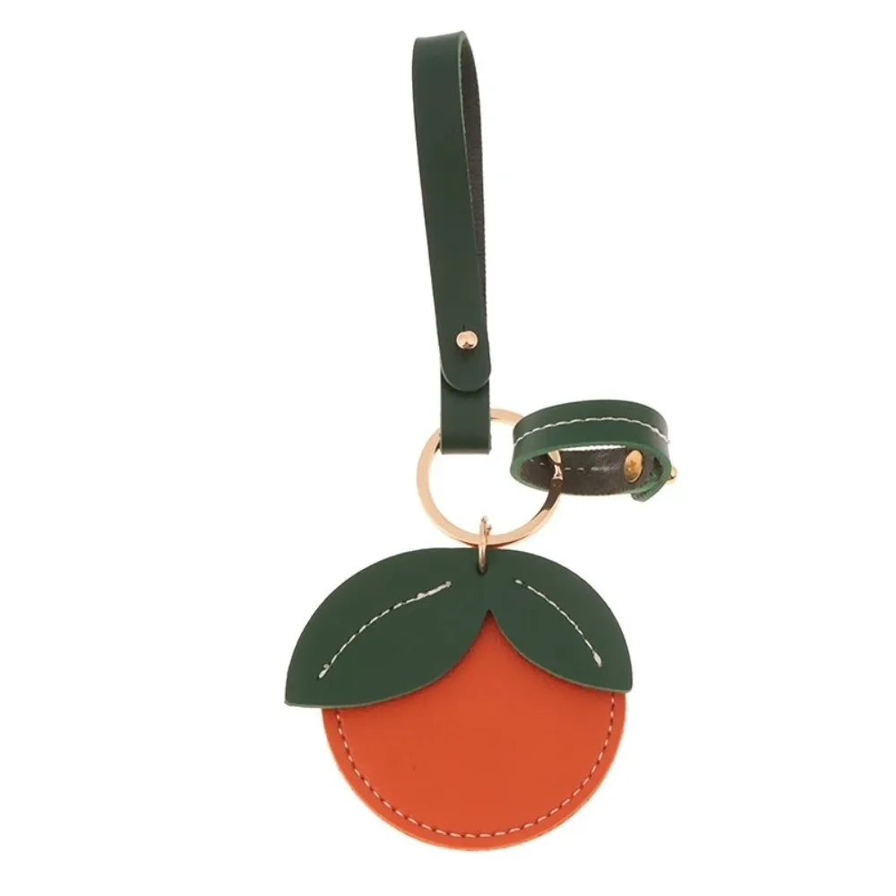 تصميم الأزياء لطيف بو الفاكهة المفاتيح الفاكهة شكل البسيطة بطاقة الوصول حالة سحابة البرتقال حقيبة قلادة هدية #4