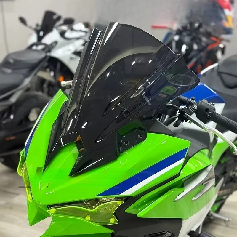 For NINJA500 2024-2025 Motorcycle Accessories Computer Windshield Windshield Smoke