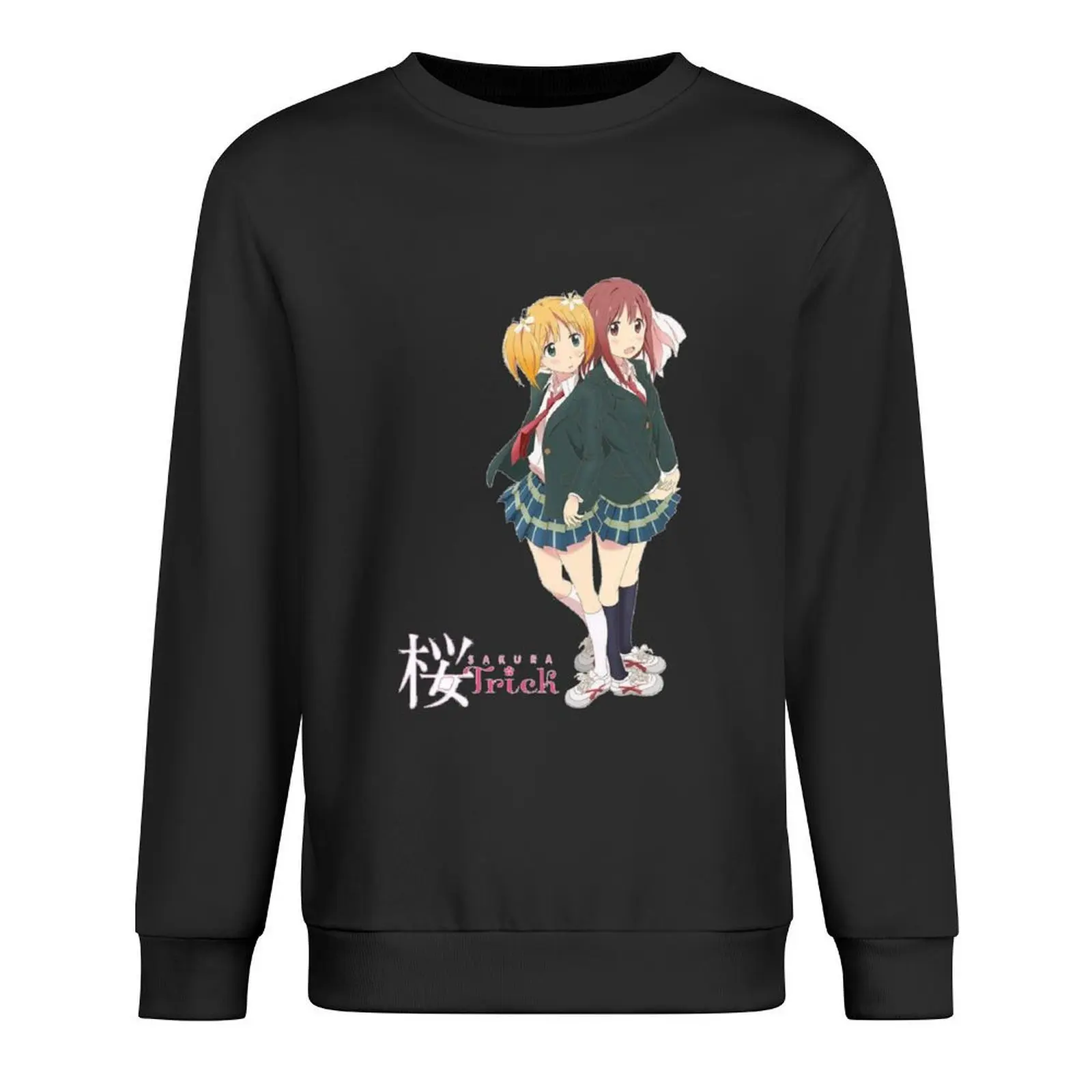 

yuu sonoda and haruka Pullover tracksuits men's autumn clothes korean autumn clothes autumn jacket men oversize sweatshirt