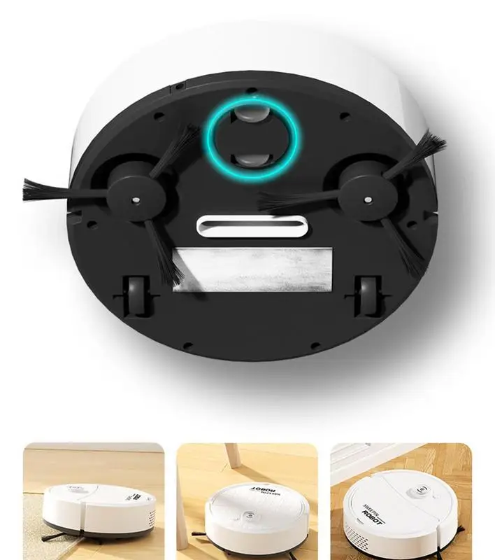 Electric Sweeper Sweeping Automatic Floor Cleaning Robot Vacuum with Low Noise for Living Room Kitchen Bedroom Dining Room