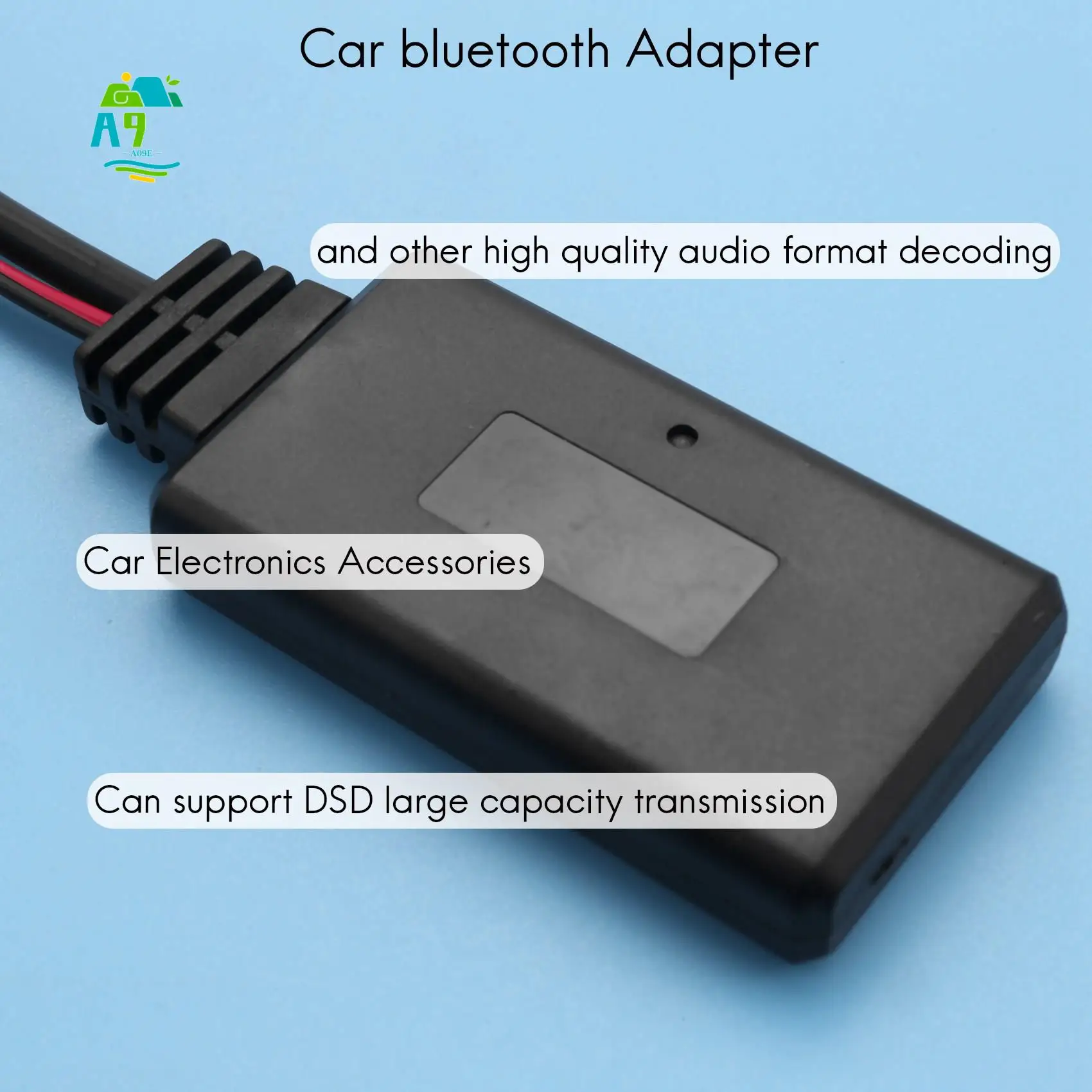 A09E-Bluetooth Audio Adapter Cable For Mcd Rns 510 Rcd 200 210 310 500 510 Delta 6 Car Electronics Accessories