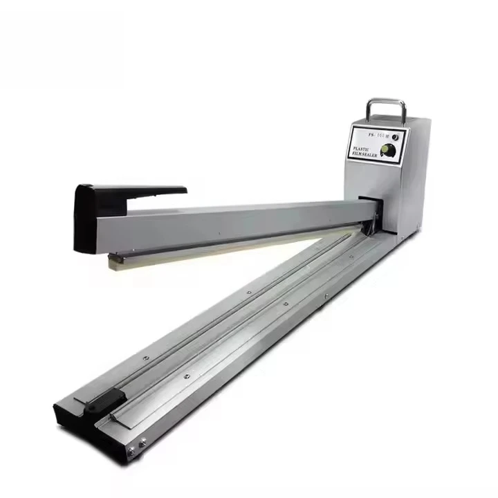 Manual heat sealing 1000mm 36 inch aluminum shell pulse sealing machine