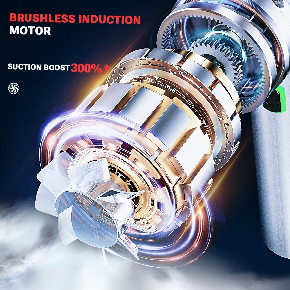 Car Vacuum Cleaner Mini Powerful Cleaning Machine Handheld  Car Wireless Cleaner  Appliance Portable Vacuum Cleaner