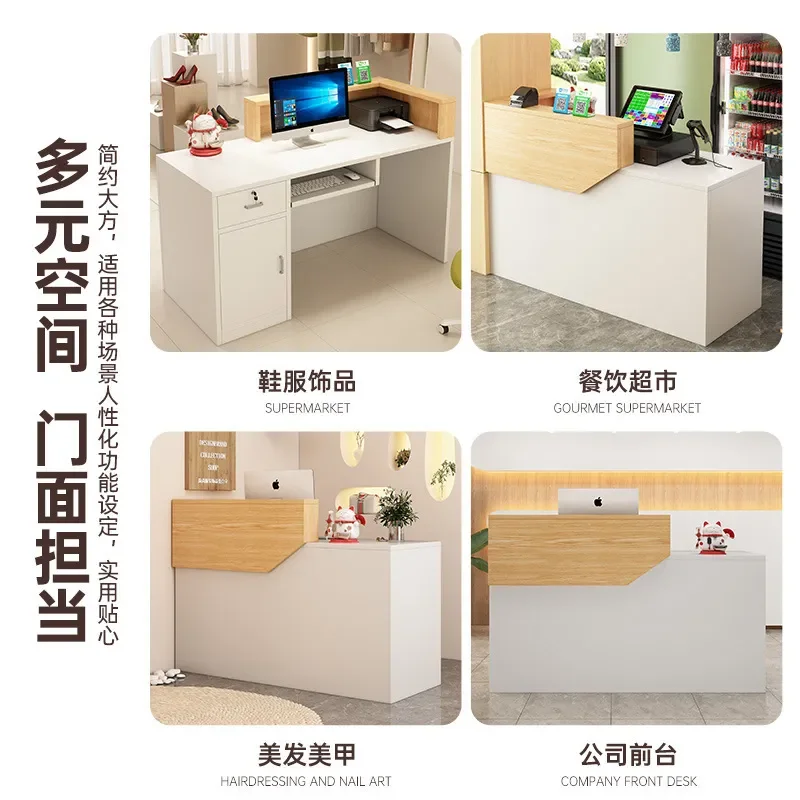 for Checkout Page Small Counter Shop Simple Bar Table Learning Desk Reception Office Desk