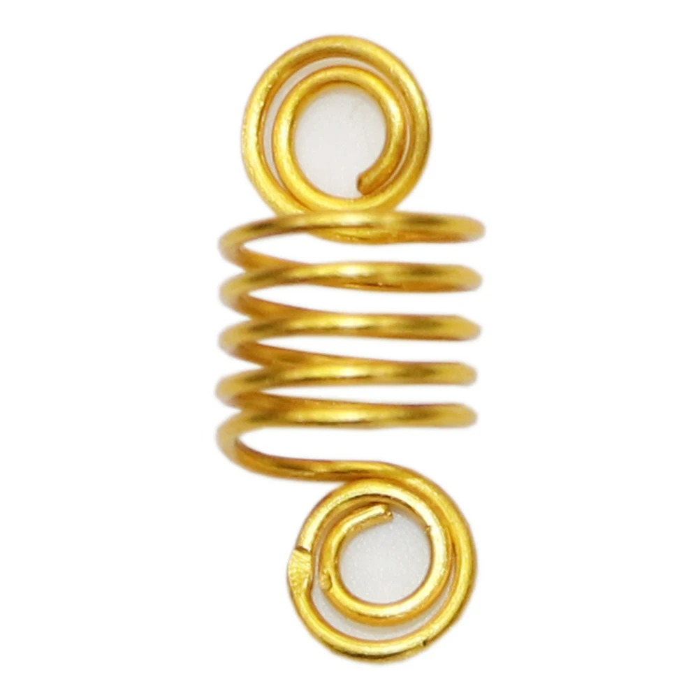 

140pcs Hollow Metal Accessories Tube Dreadlocks Ring Braid Hair Cuffs Lightweight Fashion Long Lasting Use Hair Styling