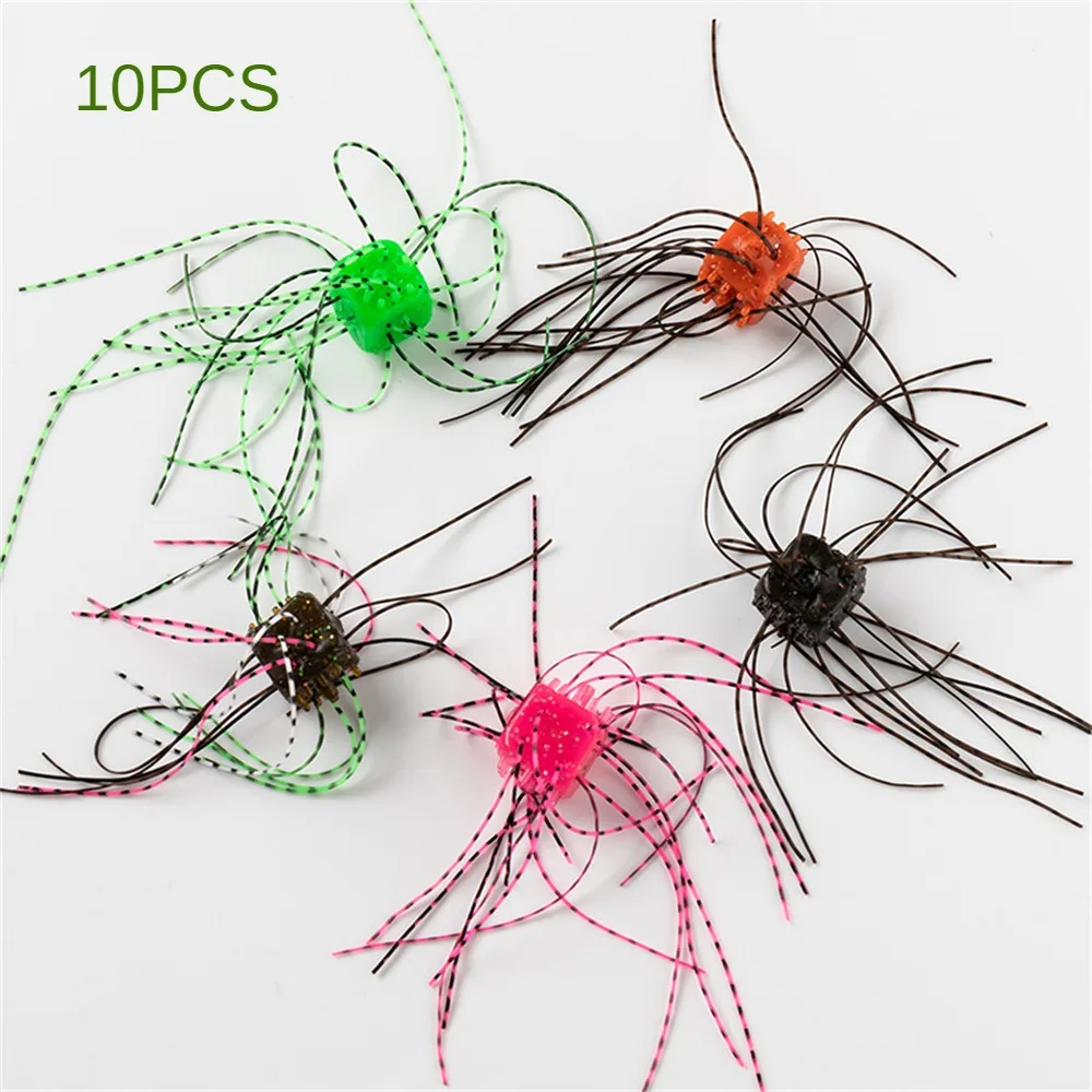 lot Power Secret Soft Fishing Lure Dice Rubber Handmade Set Artificial Bait Silicone High Density Fishing Accessories