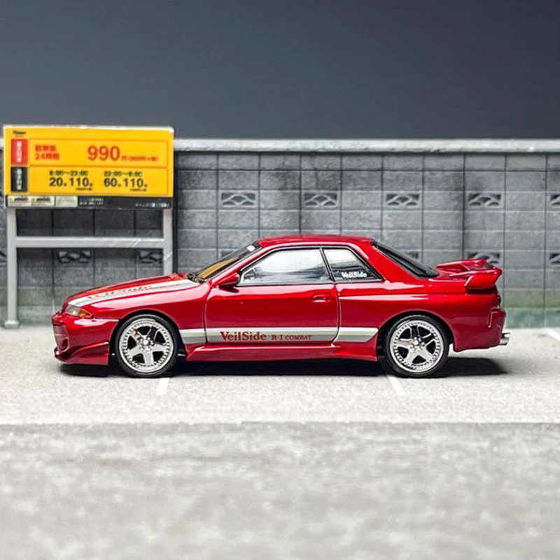 

MINIGT 1:64 987, Skyline GTR-R32, модель автомобиля из сплава для взрослых, статическая коллекция, украшенные праздничные подарки, игрушки