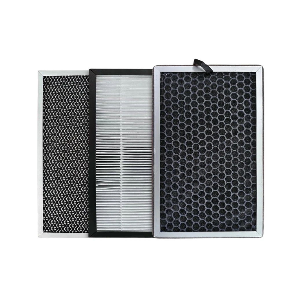 Air Purifier Filter Cartridge Pack 3PCS Compatible with Duct Fan Ventilation and Indoor Air Purification Boxes