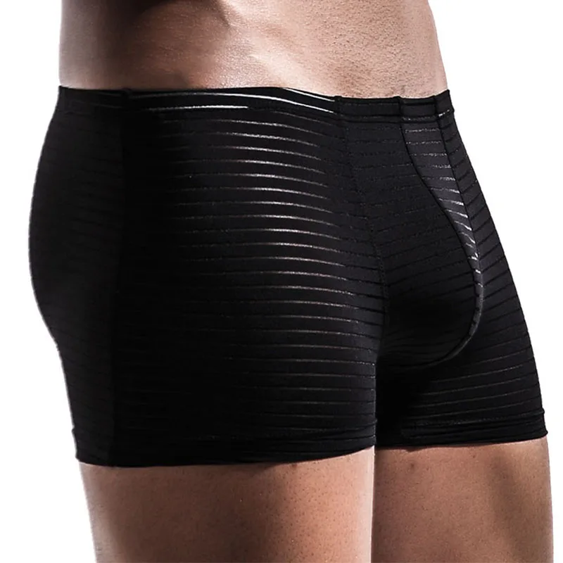 Men’s Underwear Boxer Briefs Soft Comfortable Moisture-Wicking Stretch Fabric Polyamide Underwear Trunks