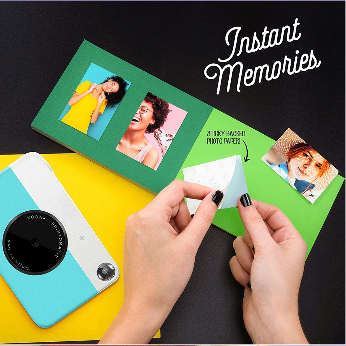 Kodak PRINTOMATIC instant Camera ZINK inkless Printing Portable One-Time Imaging Camera Point-And-Shoot Camera For Birthday Gife