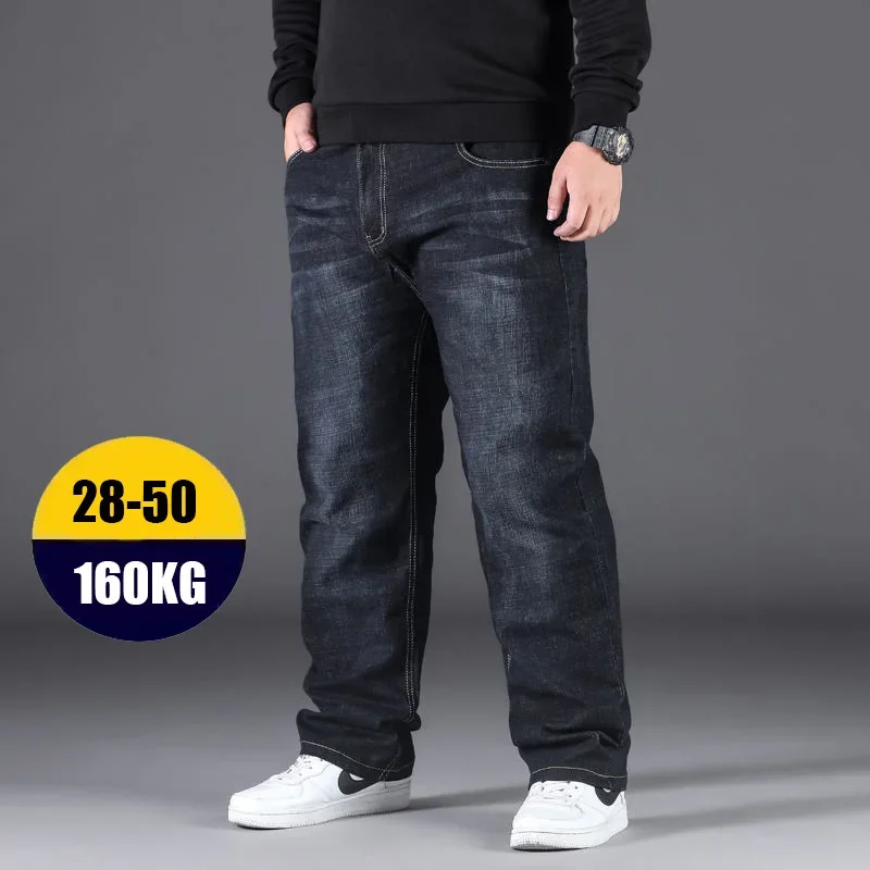 

10XL Jeans Wide Men's Pants Oversize Jean Baggy Clothes Plus Size Denim Trousers MAN STREETWEAR FASHION Clothing Cargo Male Mens