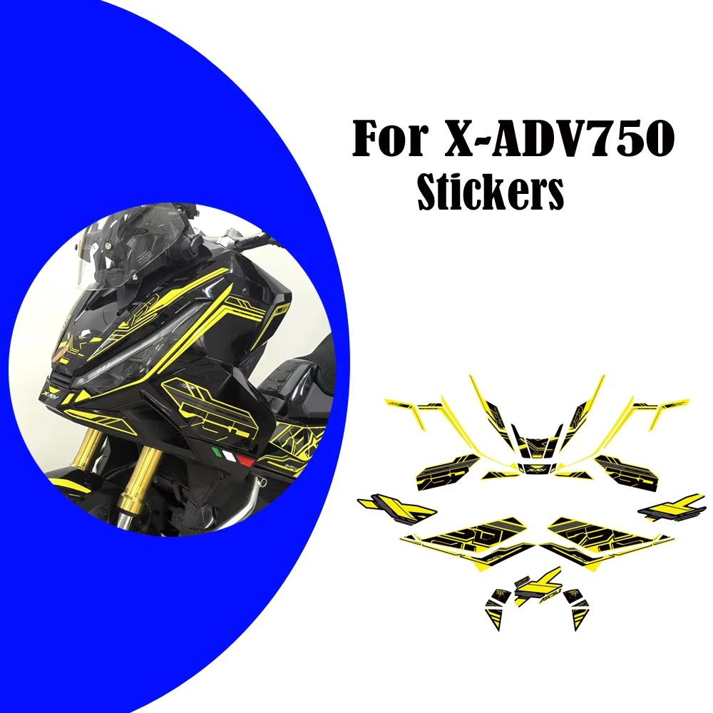 

Для Honda X-ADV750 X ADV 750 2025-Adventure защитные наклейки наклейки на кузов, крыло, обтекатель, защита от ветра, дефлектор