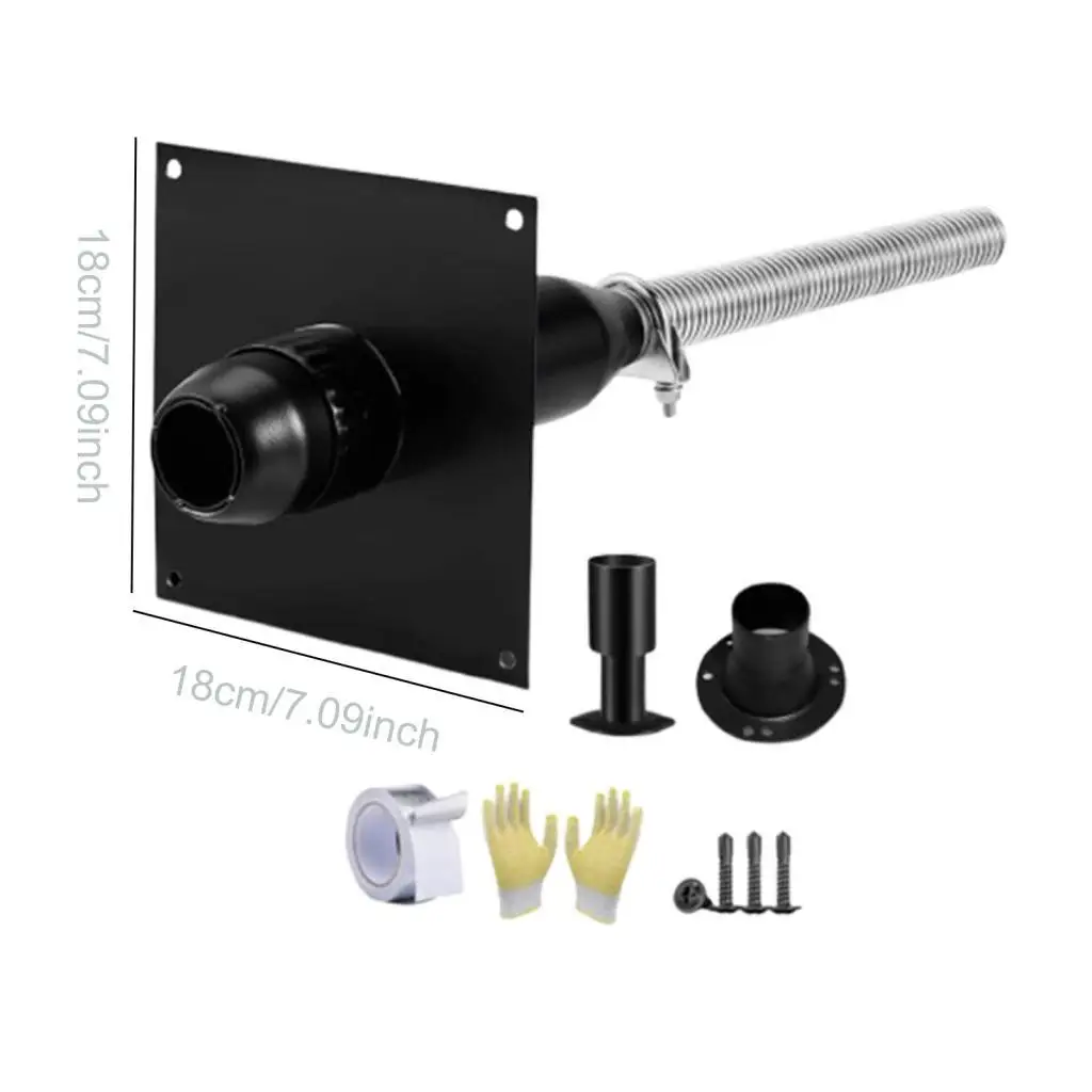 

Generator Exhaust Extension Components Kit Stainless Steel Easy to Install Reduce Noise Professional Wear Resistant Utility