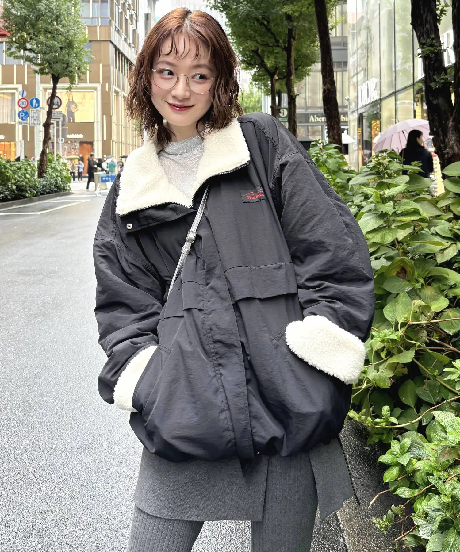 

Unisex Double-Sided Wear Fleece Warm Workwear Jacket Coat Long Sleeve Zipper Closure Regular Fit Commute Style Pure Color