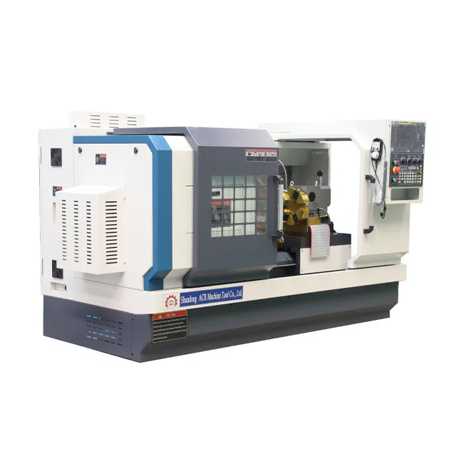 Medium Duty Vertical CNC Lathe Multi-Function Automatic Metal Cutting With Fanuc System Control Ck6150 Tool Change