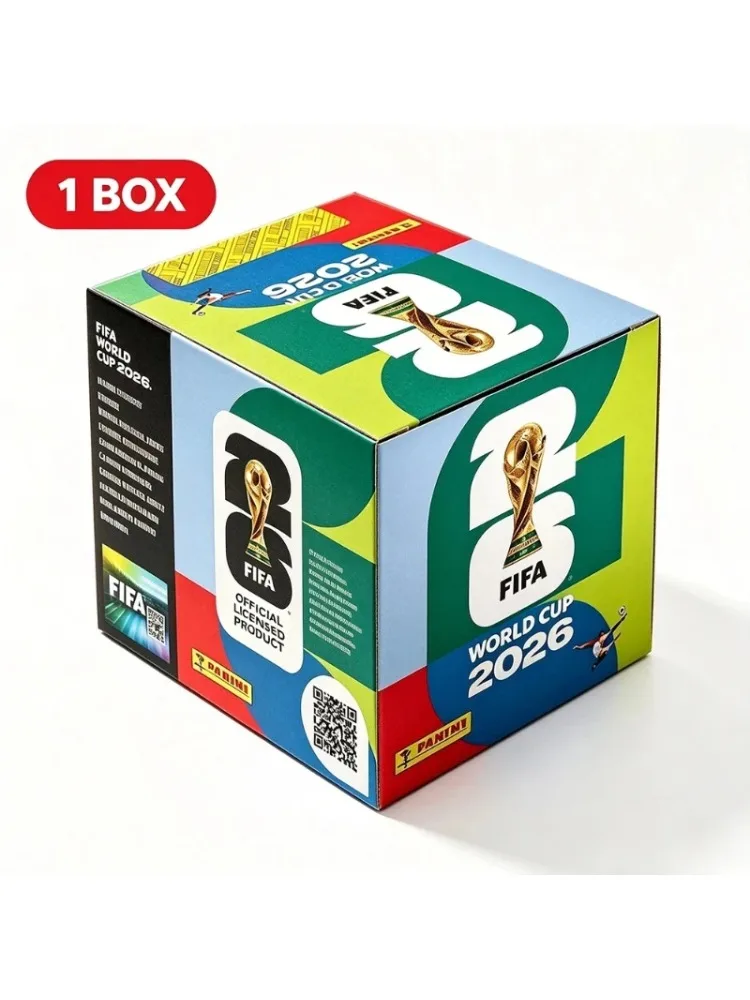 Auf Lager: Panini 2026 FIFA-WM-Stickerpack, Panini Fußballkarten, Panini-Karten, Fußball-Memorabilien-Sammlung, Fußballkarten