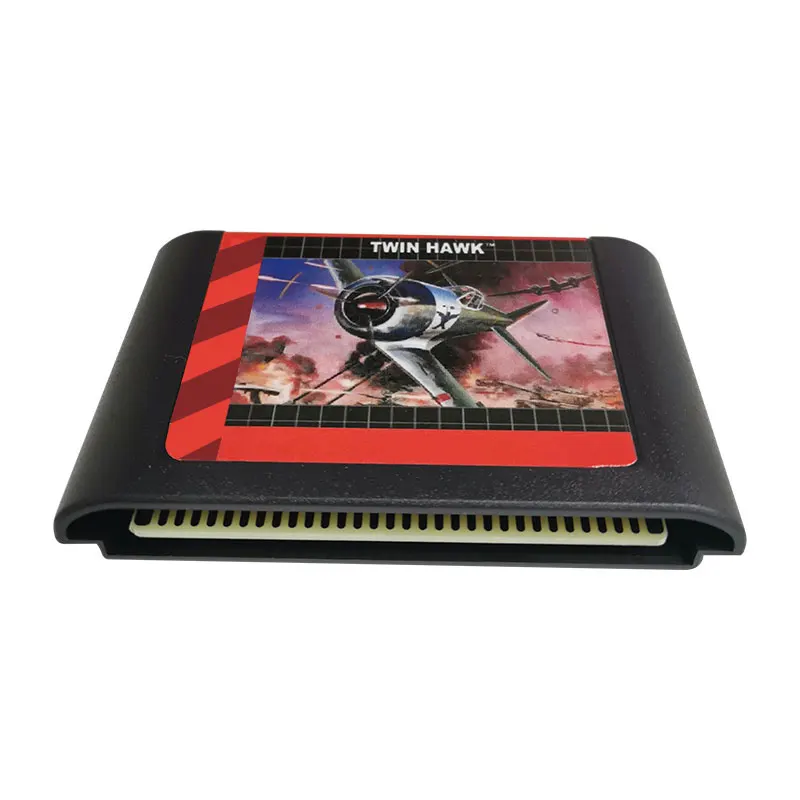 TWIN HAWK MD Game Cartridge For 16 Bit Video Game Console