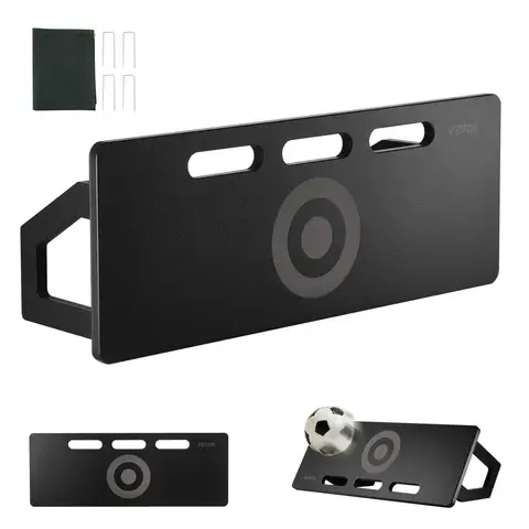 SucceBuy Soccer Rebounder Board Portable Soccer Wall with 2 Angles Rebound Foldable HDPE Kickback Rebound Board for Adults