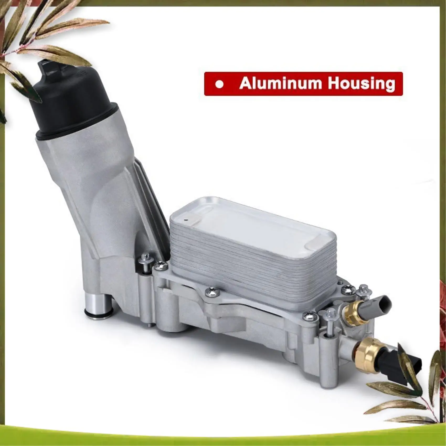 

Portable Housing Engine Filter Oil Cooler Filter For-Jeep-Dodge-Chrysler Ram 3.6L V6 68105583AE 68105583AF 68105583AA