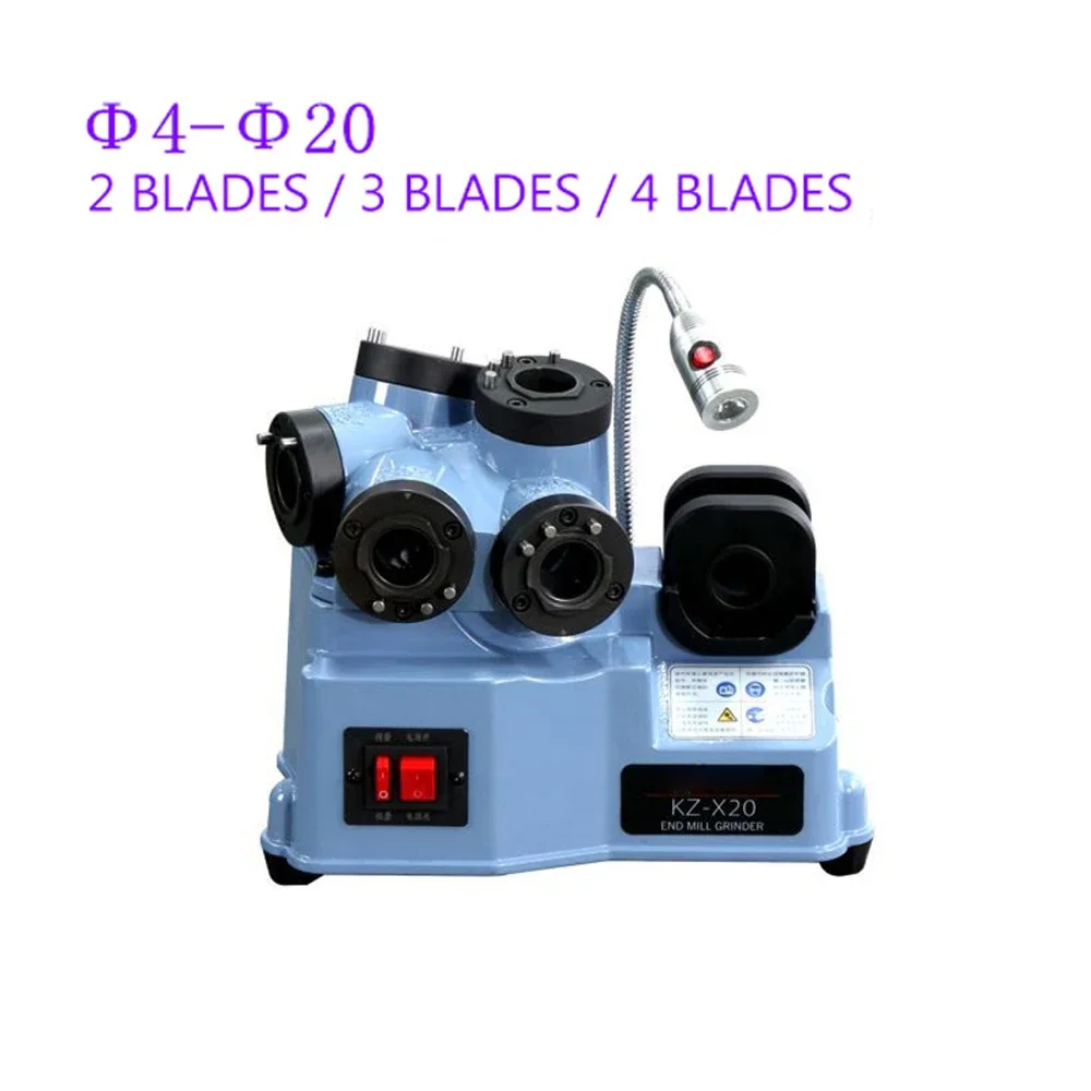 4-20 End Milling Grinder Flute End Mill Sharpening Machine 220V Milling Cutter Grinding Machine