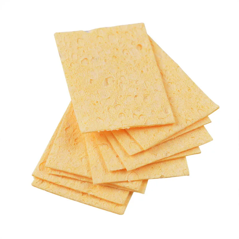 10/20/50pcs Soldering Iron Tips Cleaning Sponge Cleaner High Temperature Enduring Condense Sponge for Welding Tip Cleaining Tool