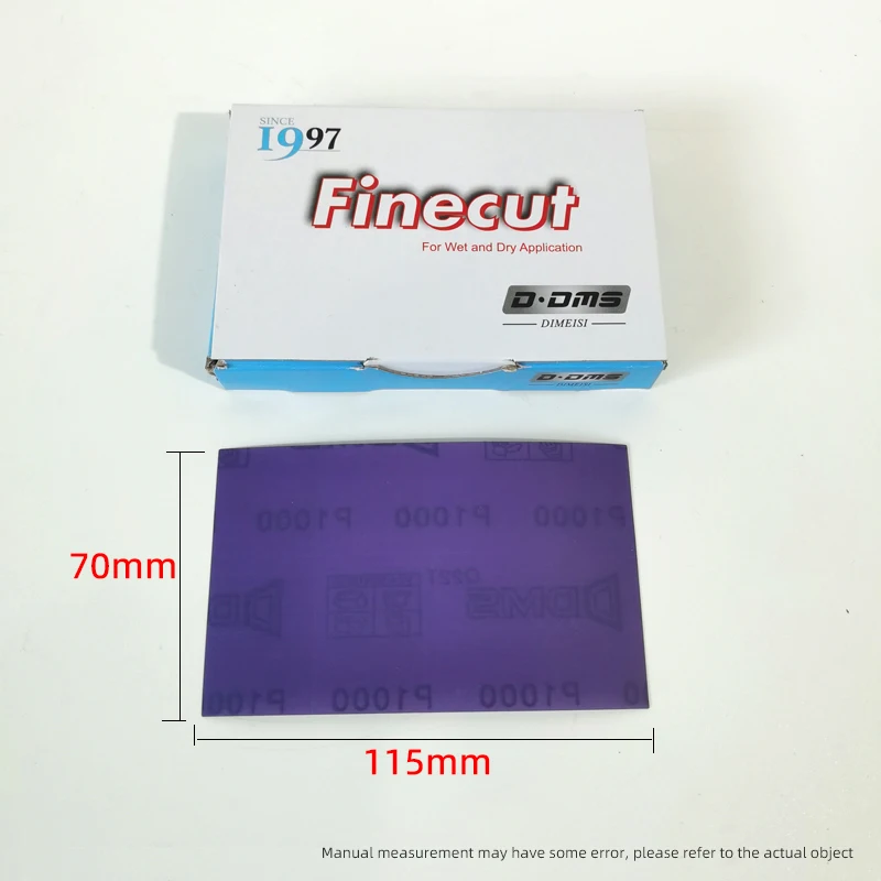 DMS ورق صنفرة مفتوح بثمانية نقاط لطلاء السيارات ورنيش تلميع بقعة الغبار إصلاح الرملي كتلة مكافحة تسد الصنفرة #4