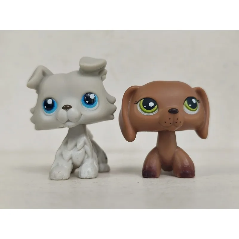 2pcs/lot LPS Toys Littlest Pet Shop Dog #363#139 Animal Figures