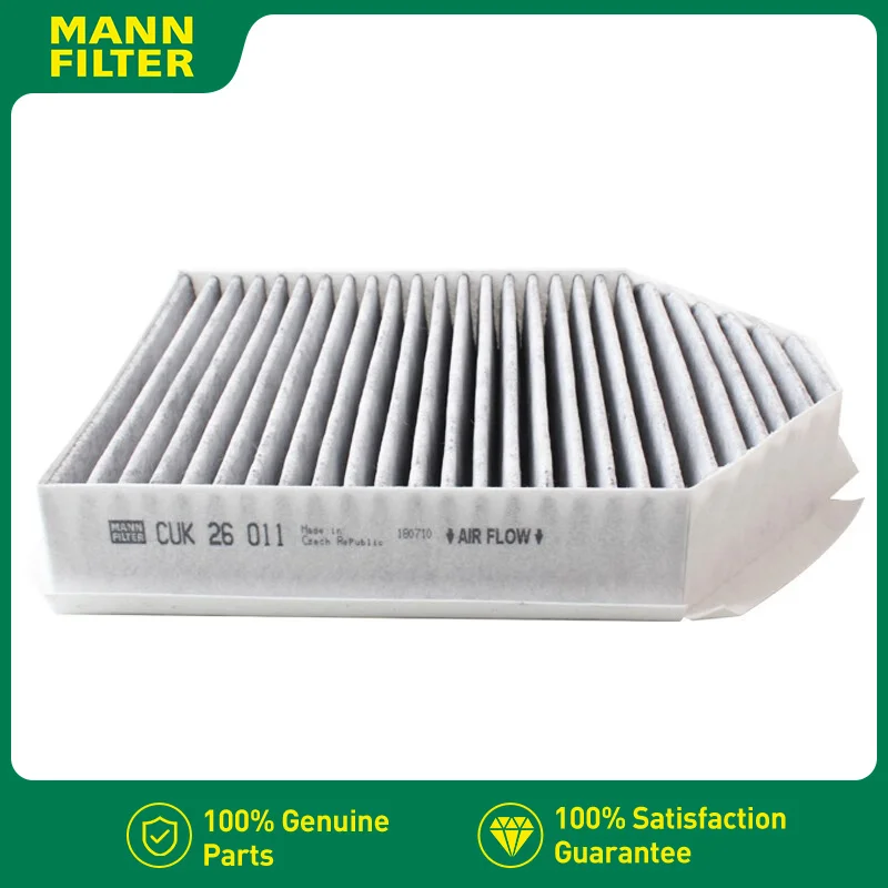 

MANNFILTER CUK26011 Cabin Air Filter For JAGUAR F-Type 2.0 3.0 Kompressor XK XKR(X150) 3.5 4.2 5.0 V8 C2P2410 6W8318D483AA