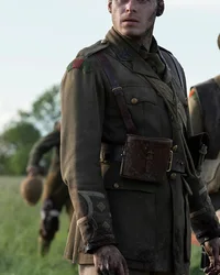 Meimei made 1917 army green woolen coat 3211