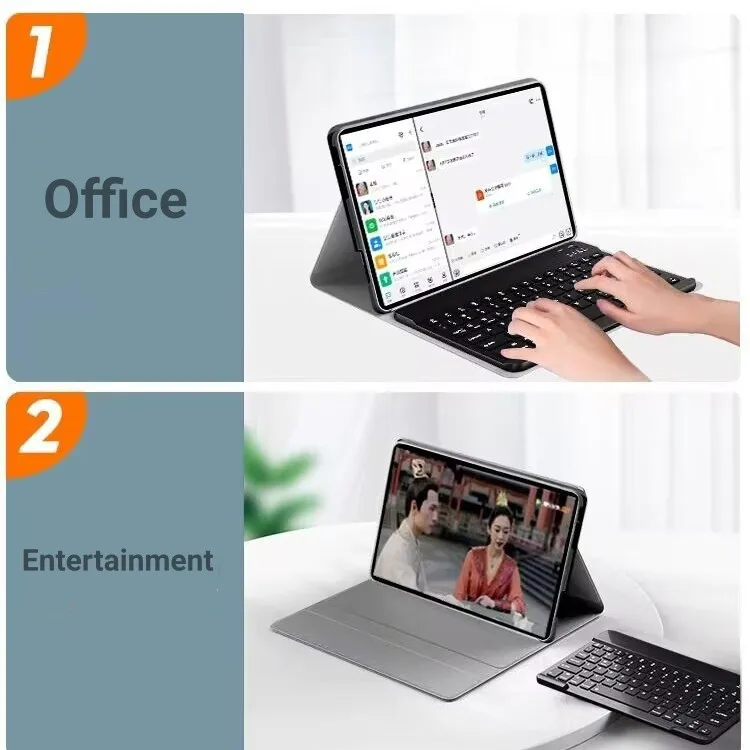 Anwendbare Lenovo P11 Pro Tablet Ledertasche 11,5 Zoll Tablet Bluetooth Tastatur Schutzhülle