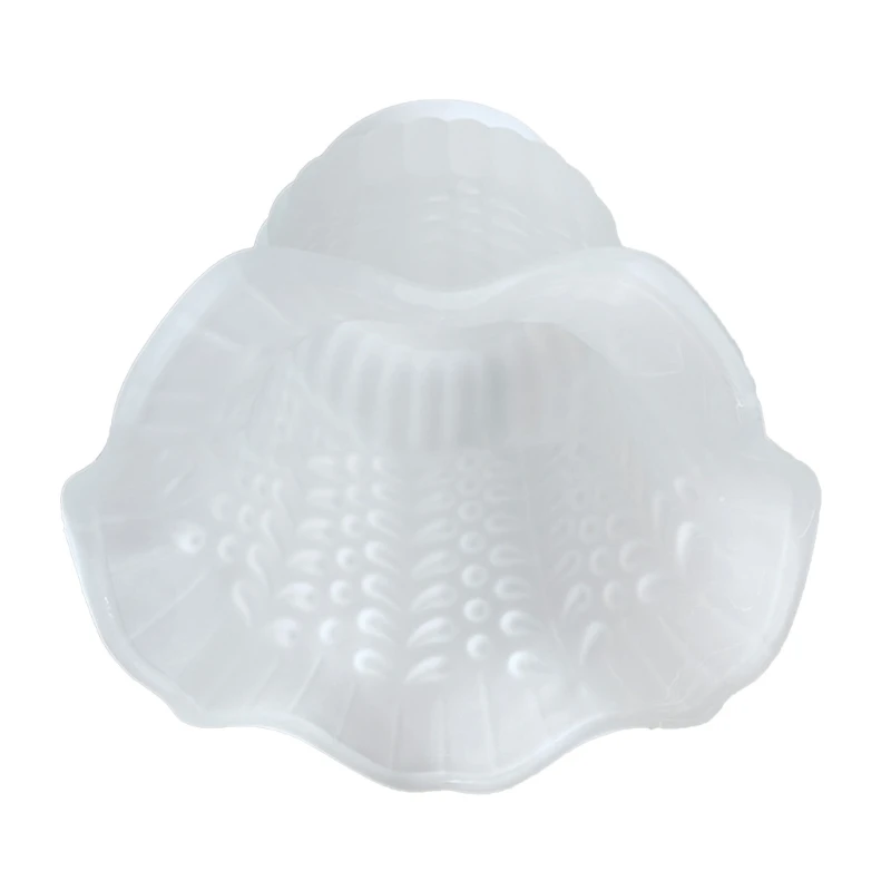 Paralume in vetro per lampadario a forma fiore, paralume in vetro resistente