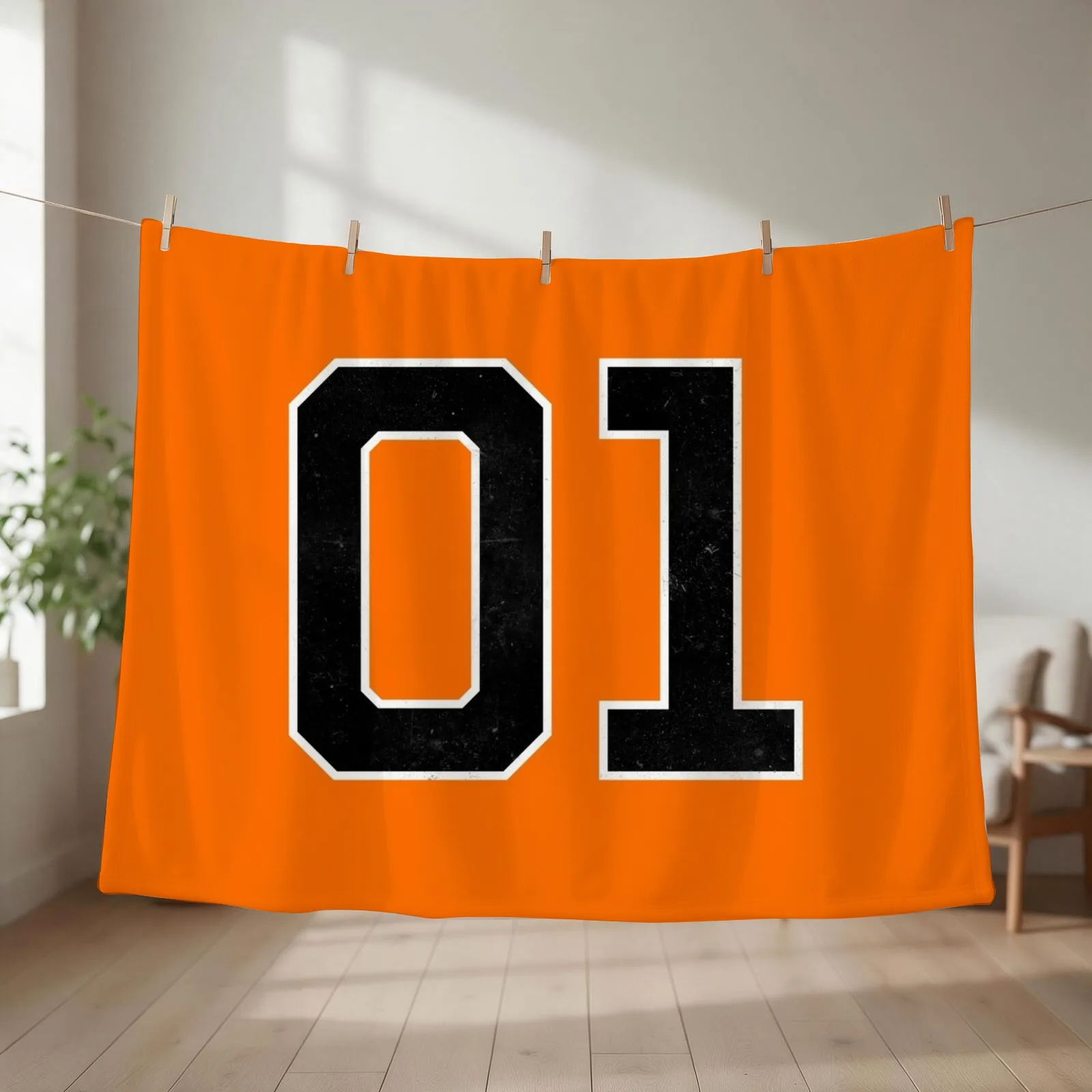 01 General Lee Number Throw Blanket Baby anime halloween Designers Blankets
