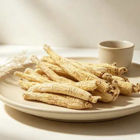 Dried White Ginseng Segments-Gentle, Handmade Soaps for Home Use