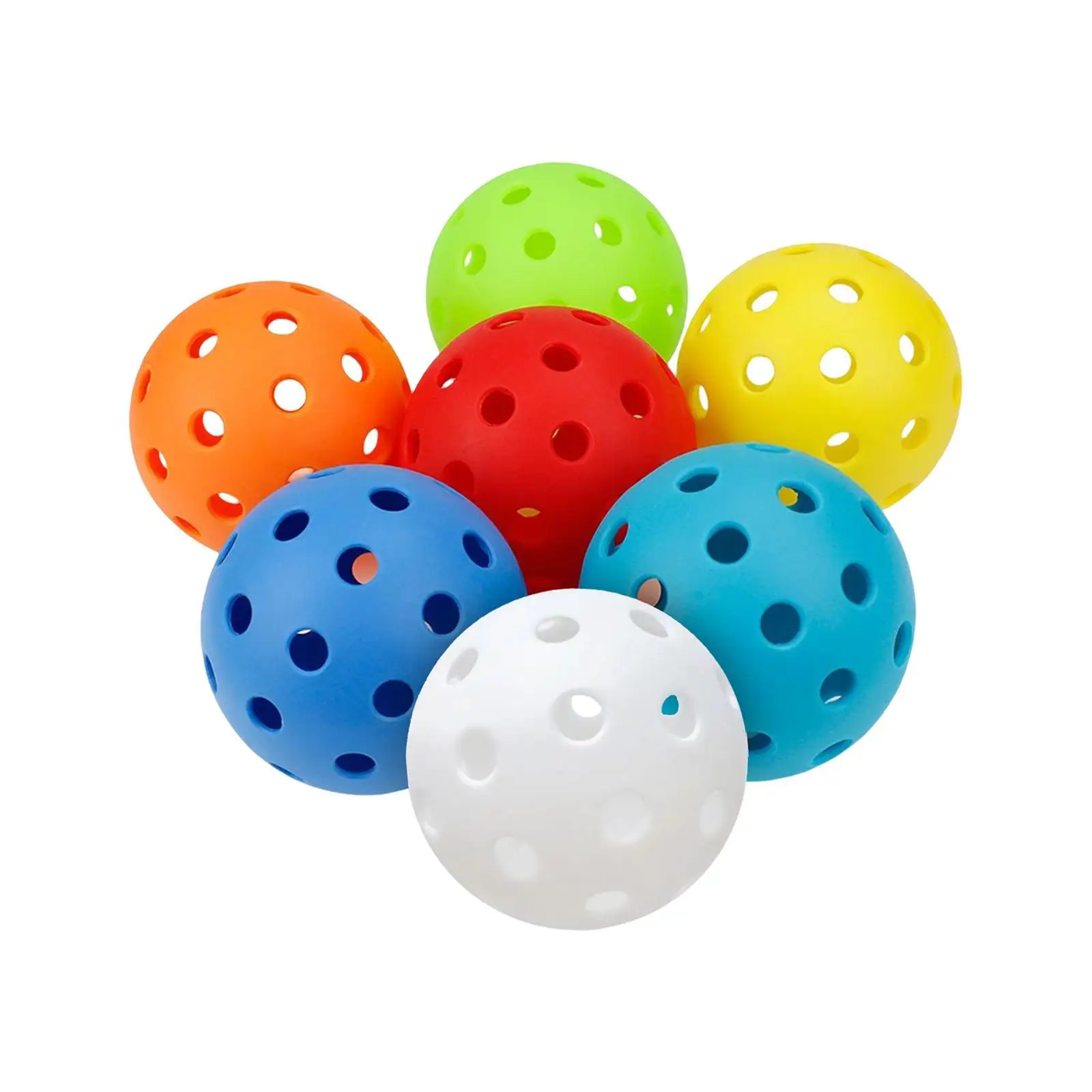 

7Pcs Pickleball Balls 40 Holes for Sanctioned Tournament Play Indoor Outdoor