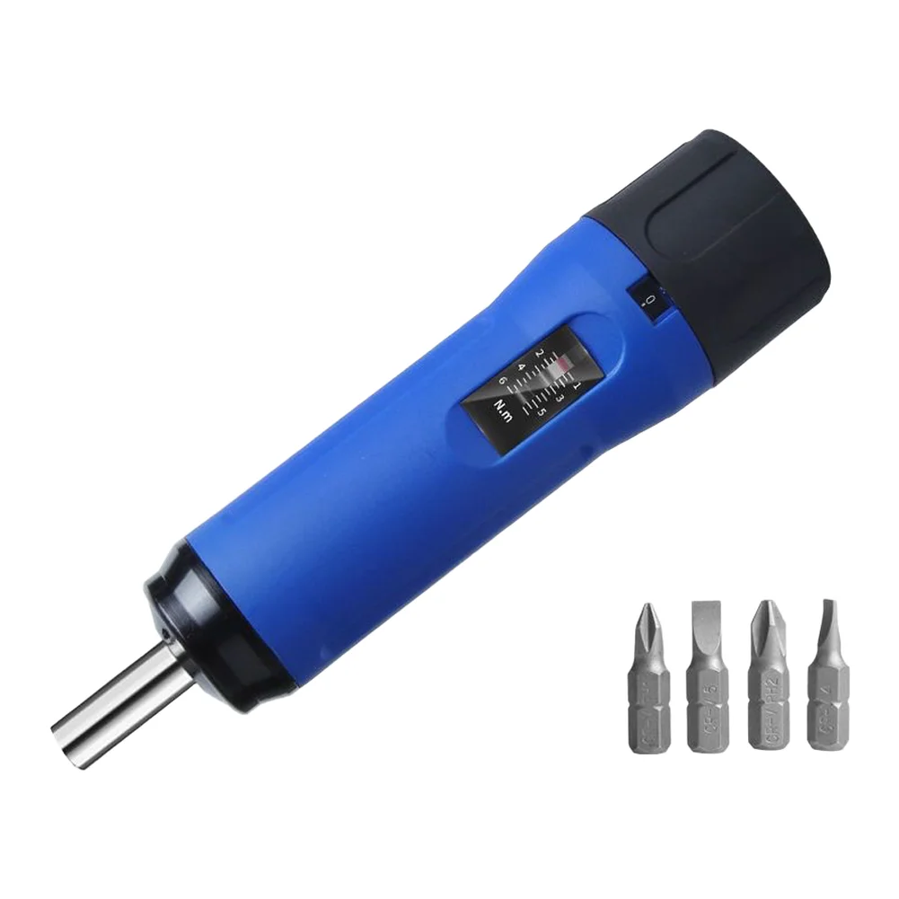 

Портативный динамометрический ключ с регулируемым крутящим моментом, 1 шт., с 4 насадками, нейлоновая рукоятка для велосипеда