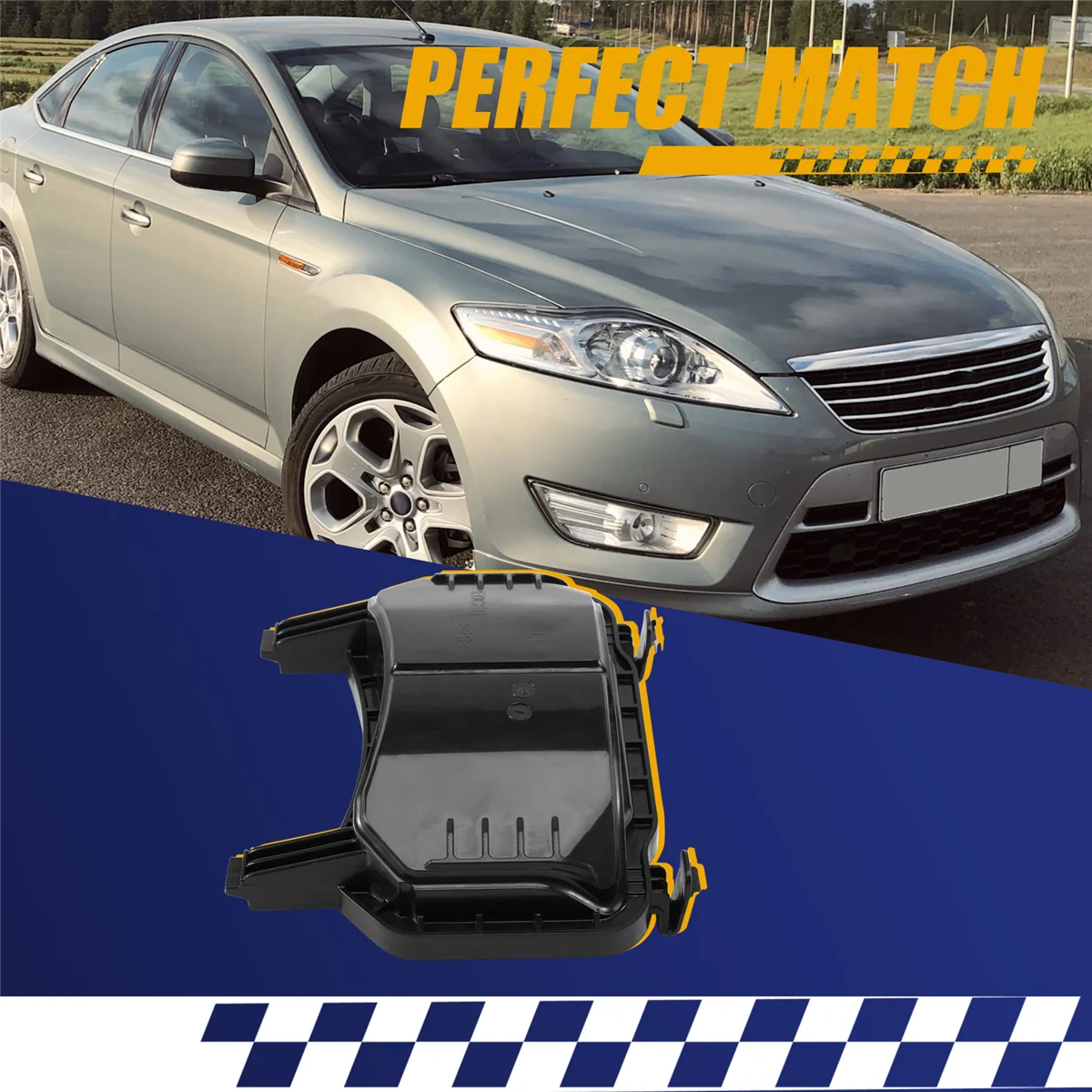 Reliable-Car Left Front Headlight Lamp Dust Cap Lid Shell for Ford Mondeo MK4 2008 2009 2010 2011 2012 2013 Dust Cover Seal