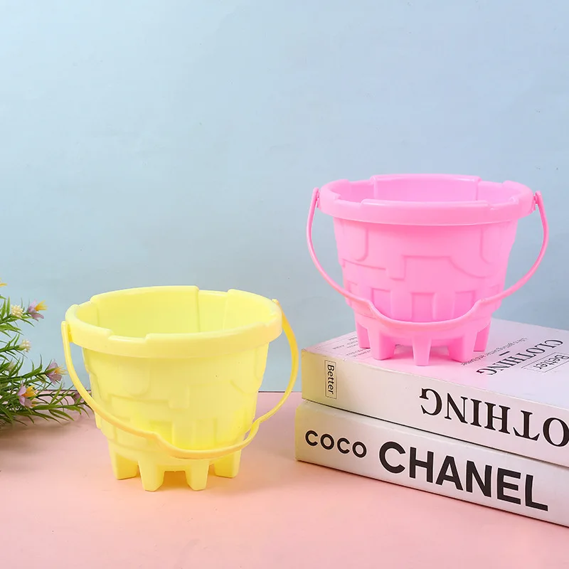 Summer Outdoor Sports Beach Mini Buckets Sand Piling Tools Playing In The Water Playing With The Bucket Kids Bath Toy Storage