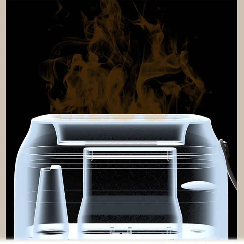 Large Flame Air Humidifier usb Essential Oil Diffuser Ultrasonic Cool Mist Maker Fogger Humidificador LED Lamp Aroma Diffuser