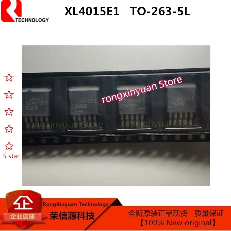 10pcs XL4015E1 TO263-5L 2021+  XL4015  5A 180KHz 36V Buck DC to DC Converter 100% New original