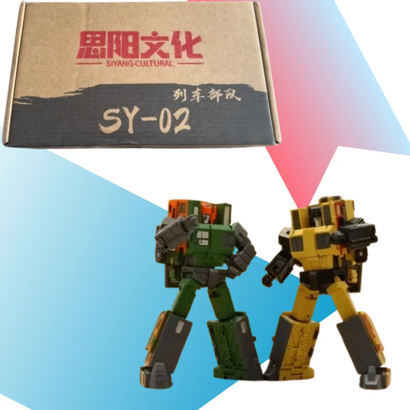 

【In Stock】SiYang Culture SY-02 005 Seizan & 006 Suiken Set G1 Raiden Trainbots Legends Scale 3rd Party Transformer Action Figure