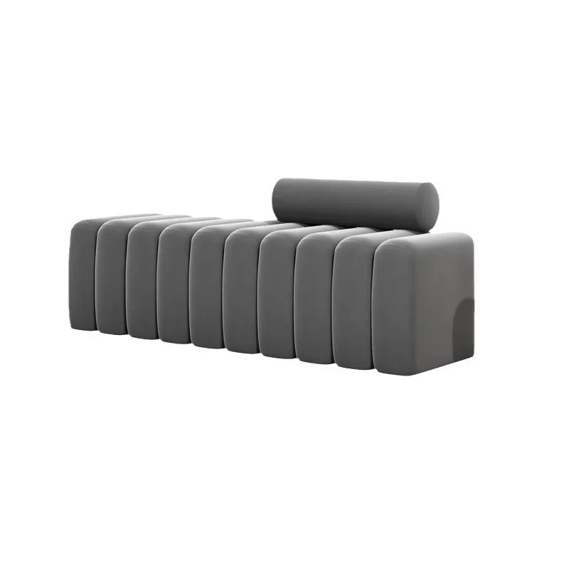 

Fabric sofa cloakroom long art bench entrance shoe changing stool piano creative bedside household