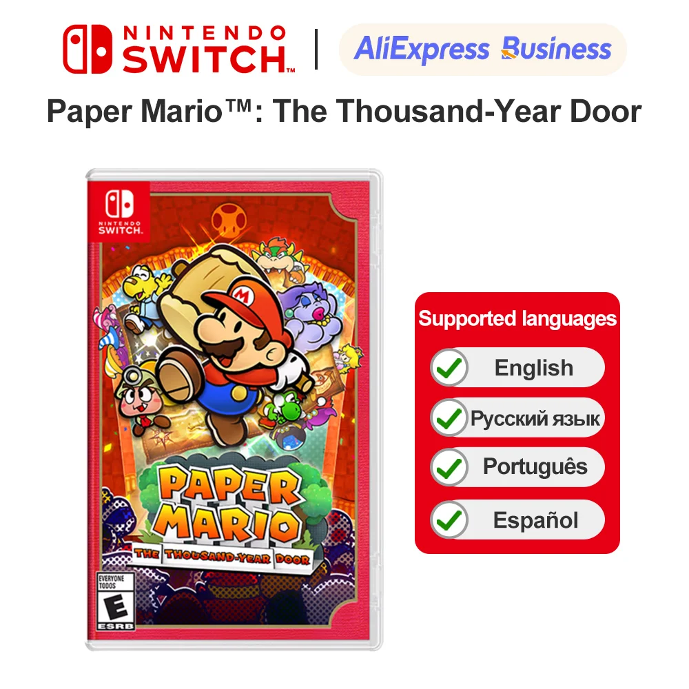 

Paper Mario The Thousand Year Door Nintendo Switch Game Deals 100% New Original Physical Game Card for Nintendo Switch OLED Lite