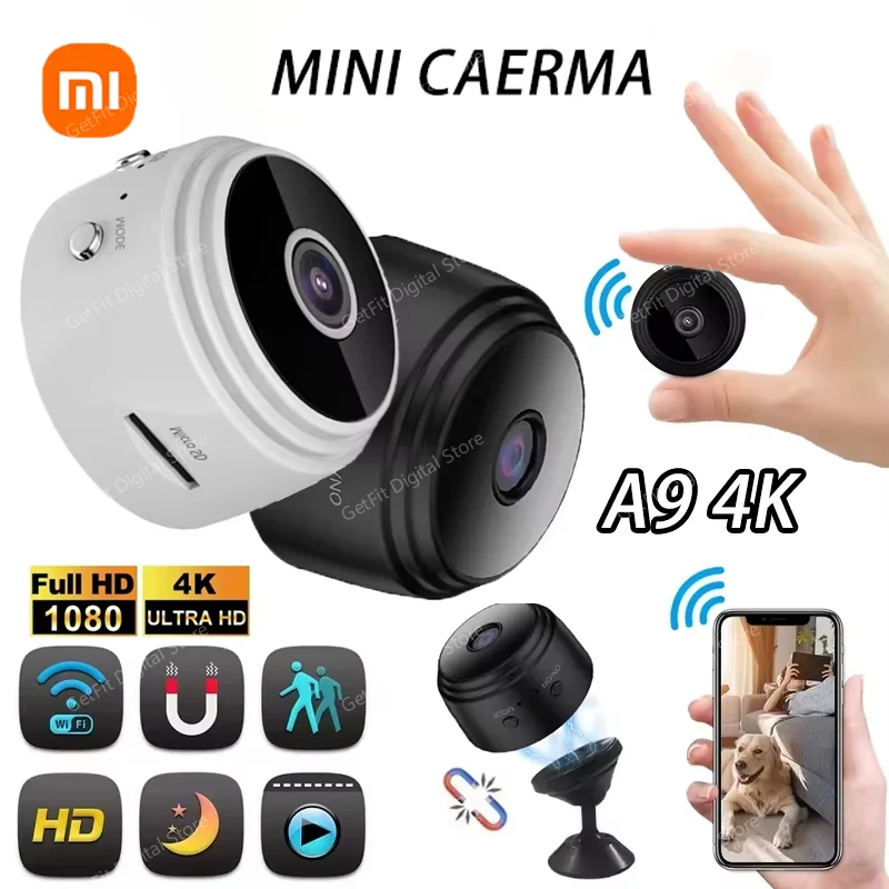 Xiaomi A9 4K Mini Camera WiFi Wireless Monitoring Security Protection Remote Monitor Camcorders Video Surveillance Smart Home